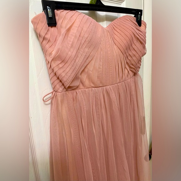 Birdie Grey Chiffon Convertible Formal Gown/Bridesmaid Dress, Medium - Picture 3 of 5